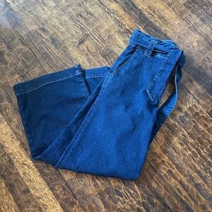 JCrew Belted Wide Leg Jean-Size 27